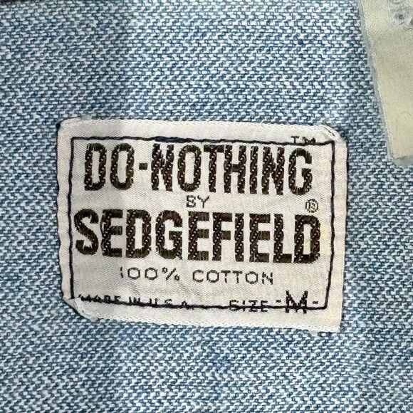 Vintage VTG 70s USA DO-NOTHING Sedgefield Jean‎ Jacket Grease Movie - Picture 9 of 12